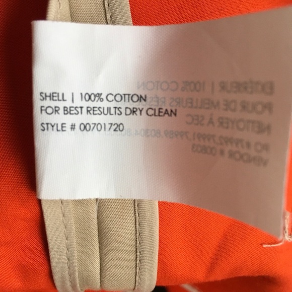 Brand new beige Club Monaco Women’s Trench with contrast lining, Size XS - Picture 5 of 6